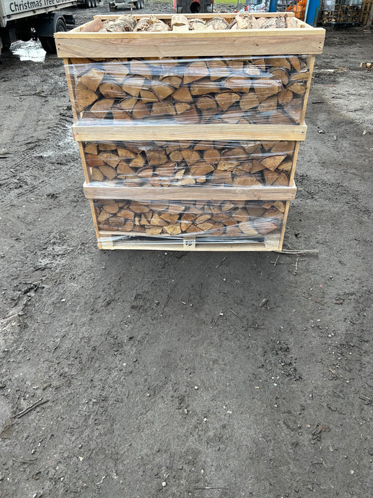 SOLD OUT 1.2m Hand Stacked Pallet of Kiln Dried Ash, Equal to 2 Ton Bags