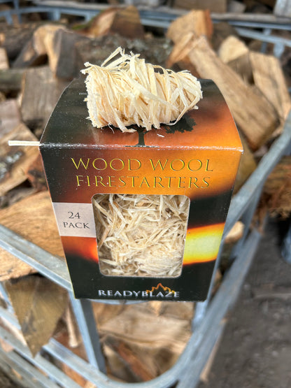 Woodwool Firelighters 24 Pack