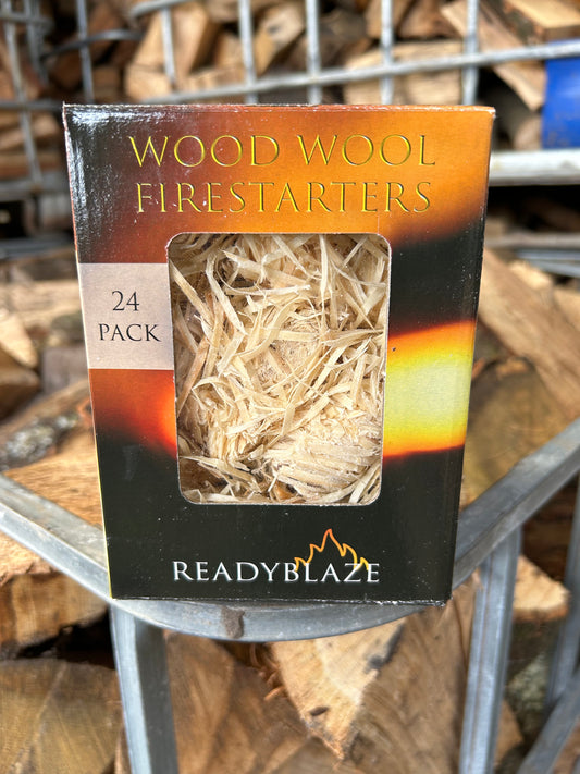 Woodwool Firelighters 24 Pack
